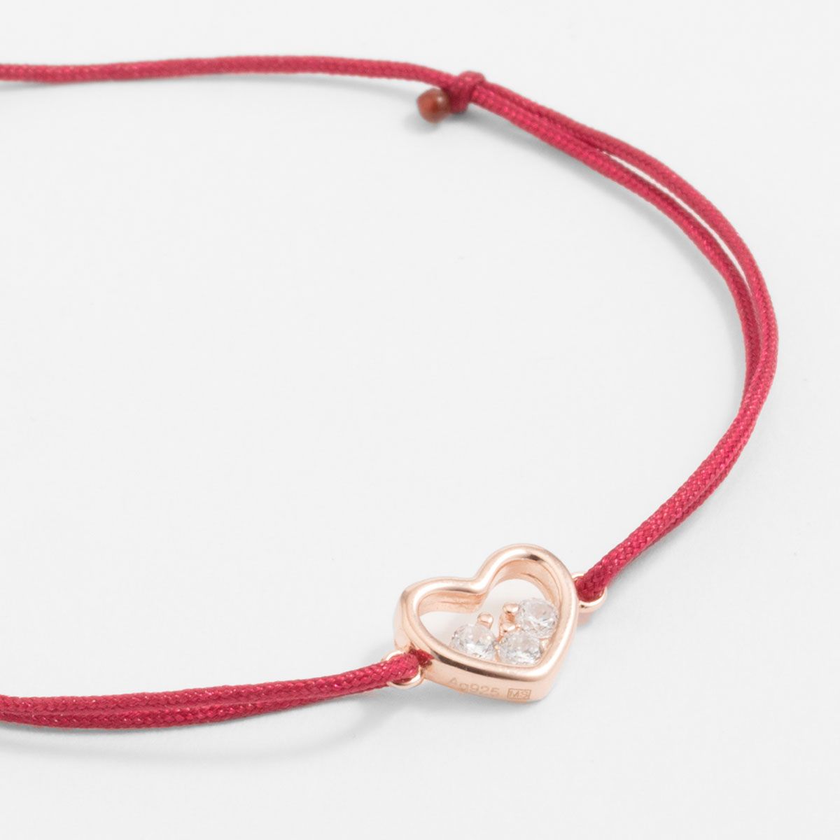 Marlina - Armband - Dunkelrot