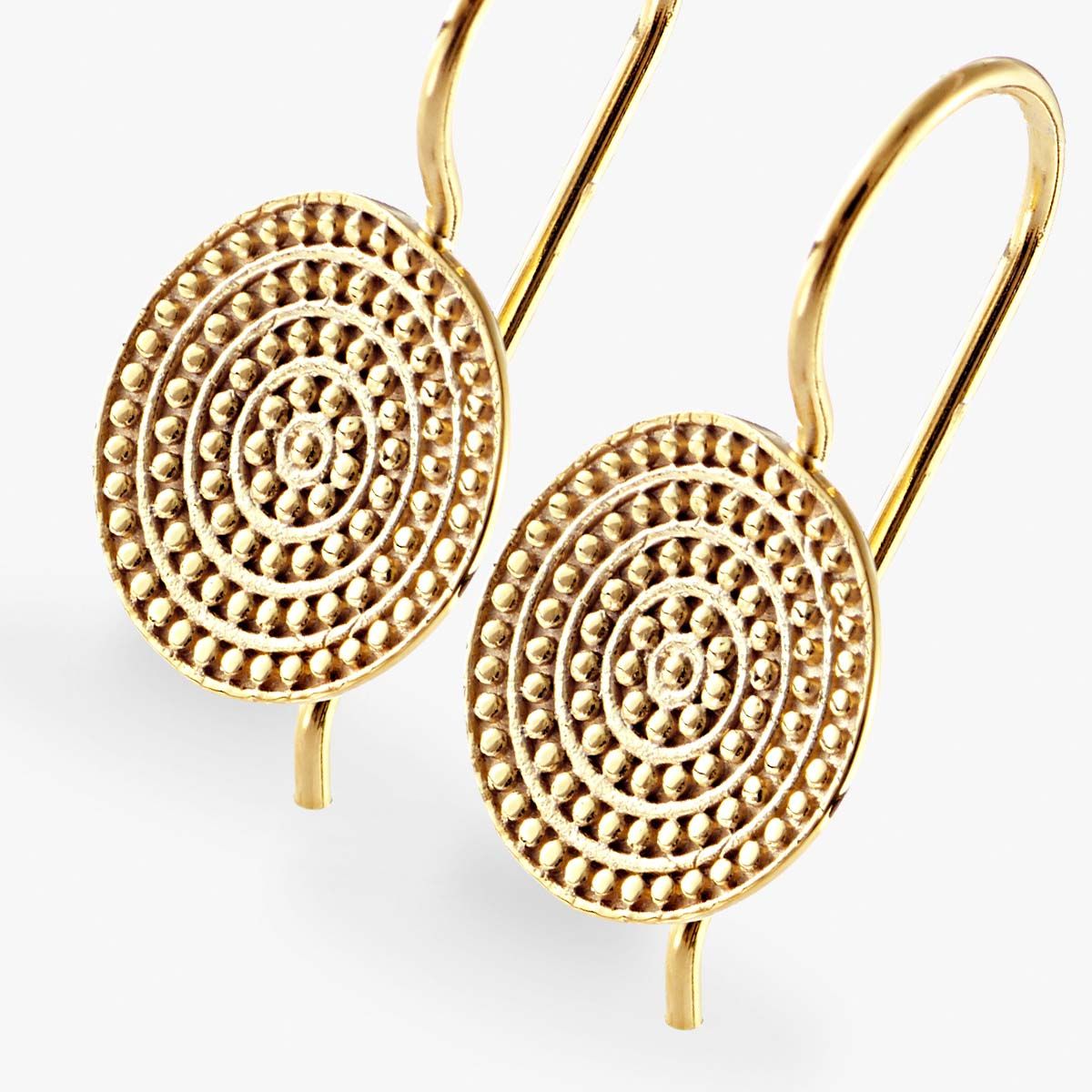 Coin earrings - Ohrhänger - Gold