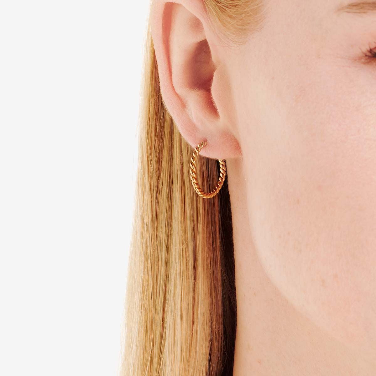 Talia - Creolen - 18k vergoldet