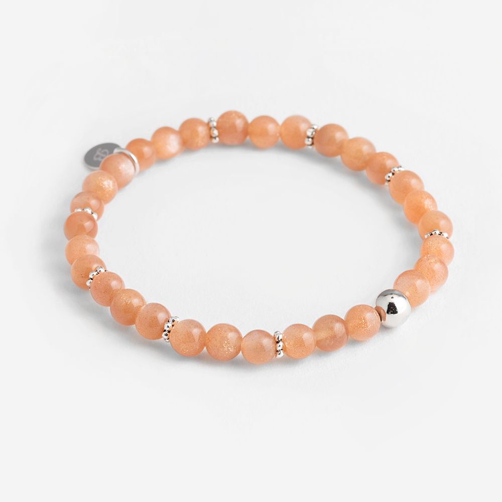 Elastische Armbänder - Pfirsich