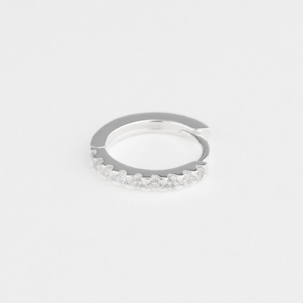 Kylee hoop - Single-Ohrringe - Silber