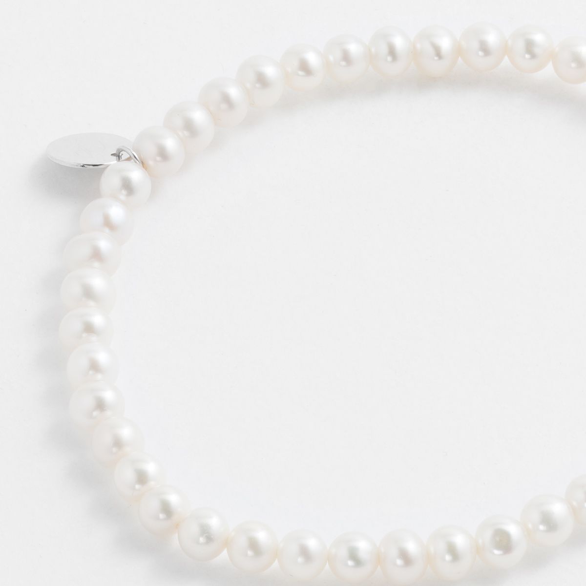 Ernestine - Perlenarmband - Silber