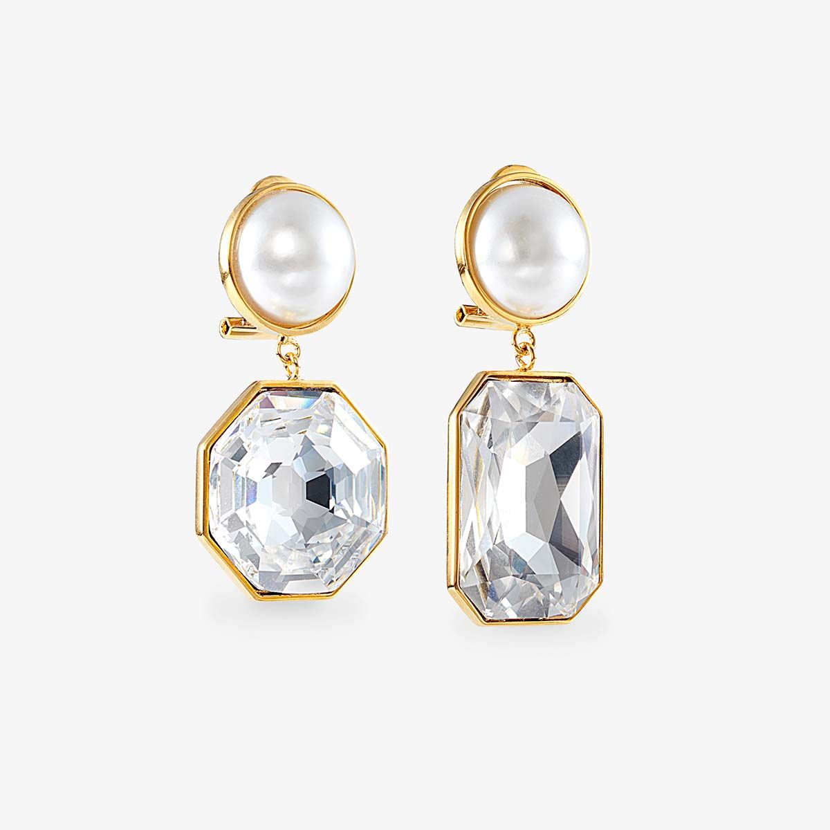 Dynasty Crystal - Ohrstecker - Gold