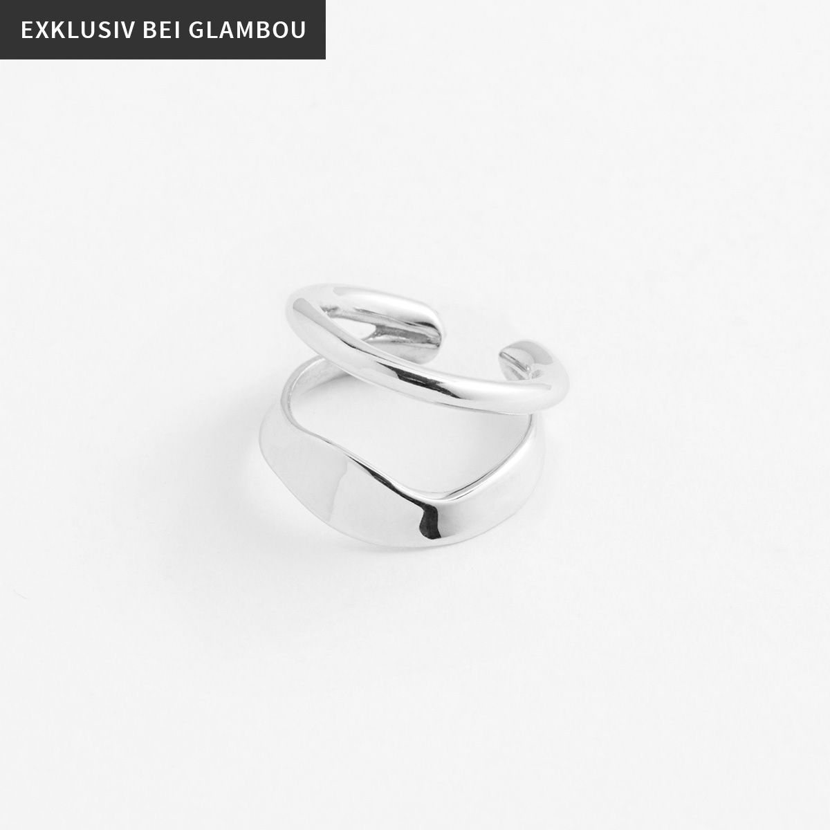 Ripples - Earcuffs - Silber