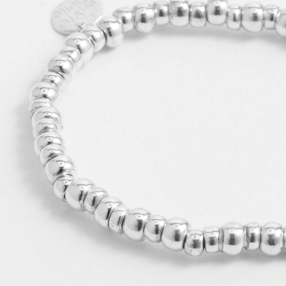 Elastische Armbänder - Silber