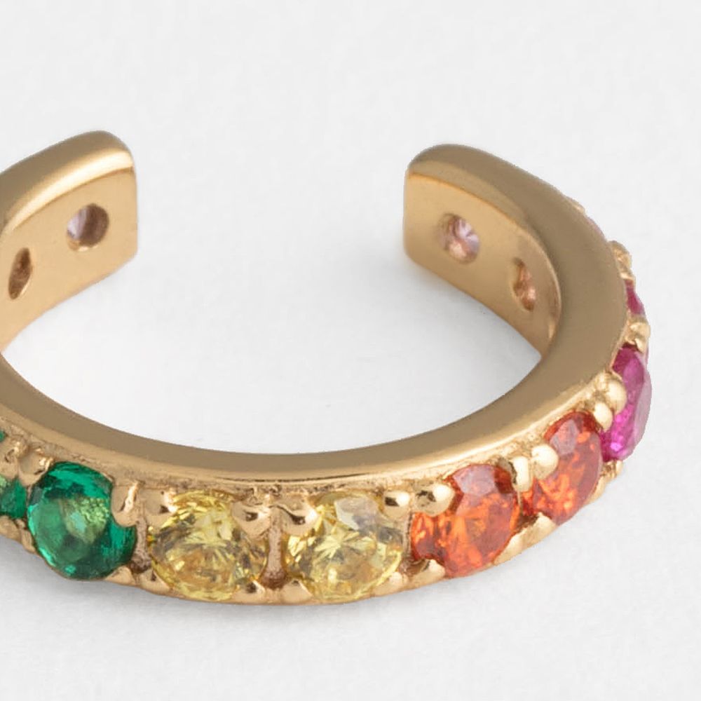 Rainbow - Earcuffs - Goldgelb