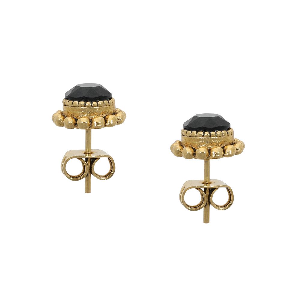 Ohrstecker - Schwarz