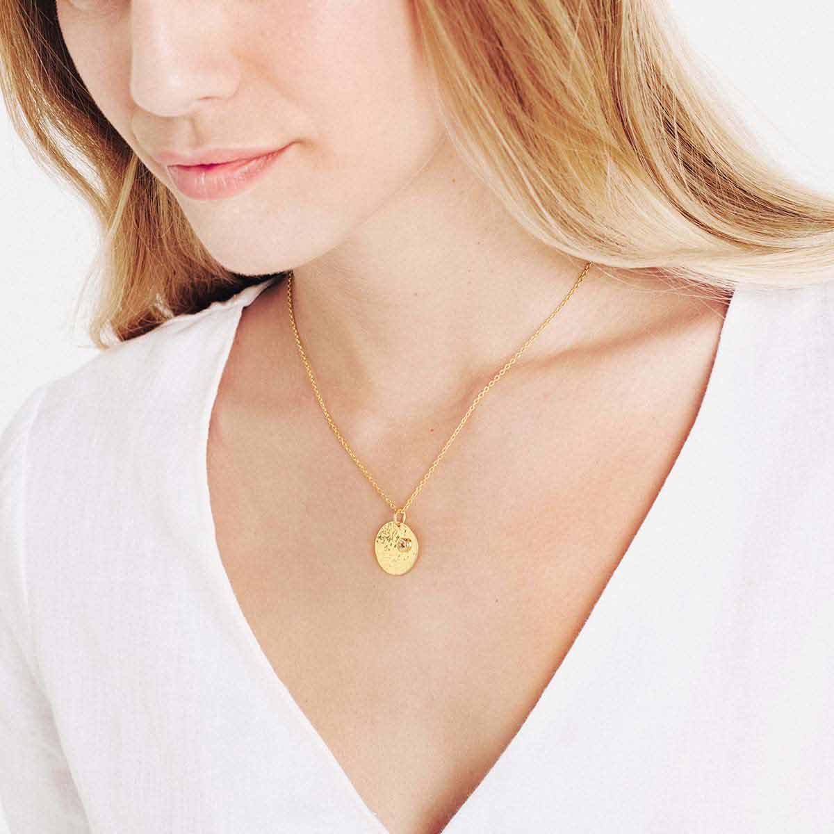 Birthstone November - Halsketten - Silber