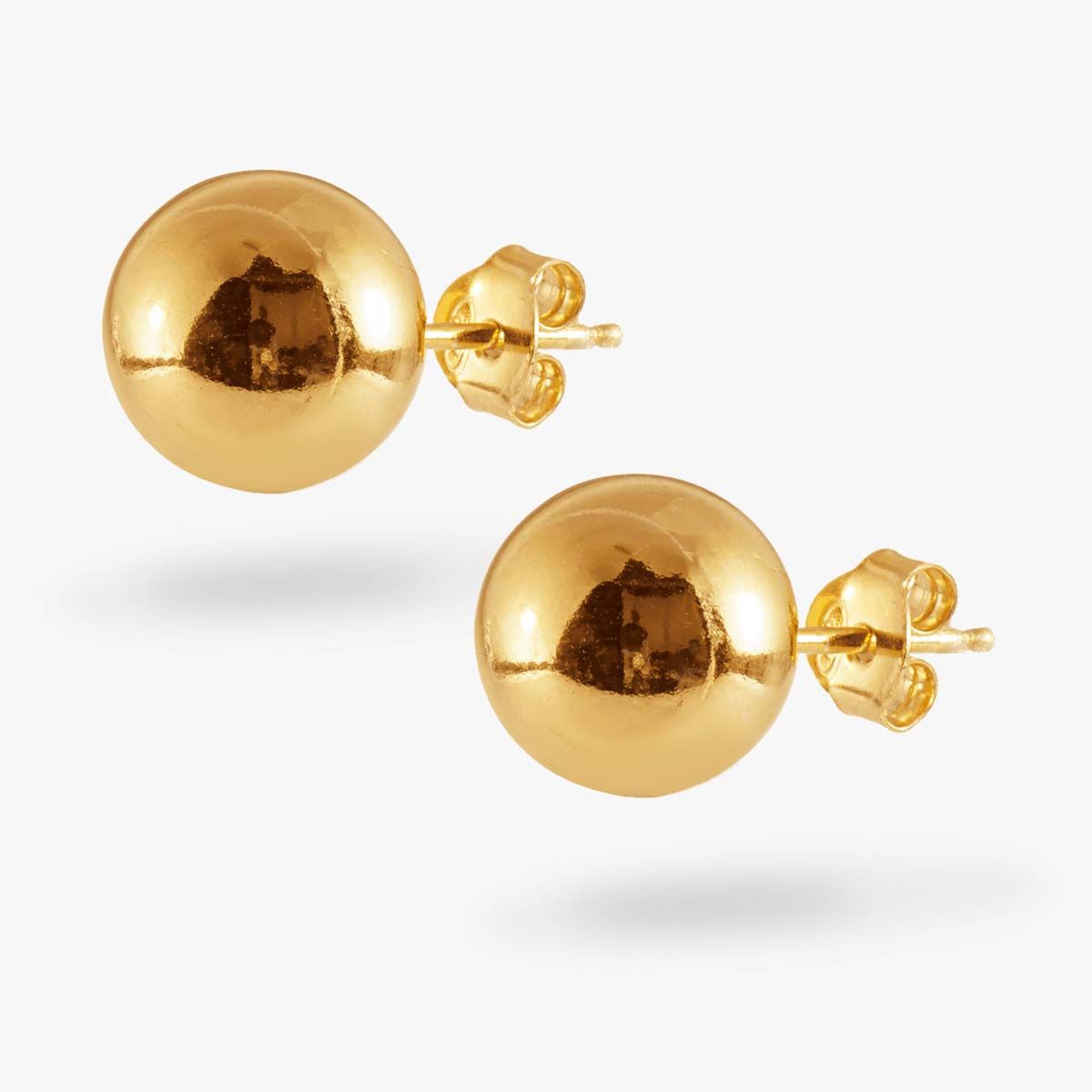Medium Ball - Ohrstecker - Gold
