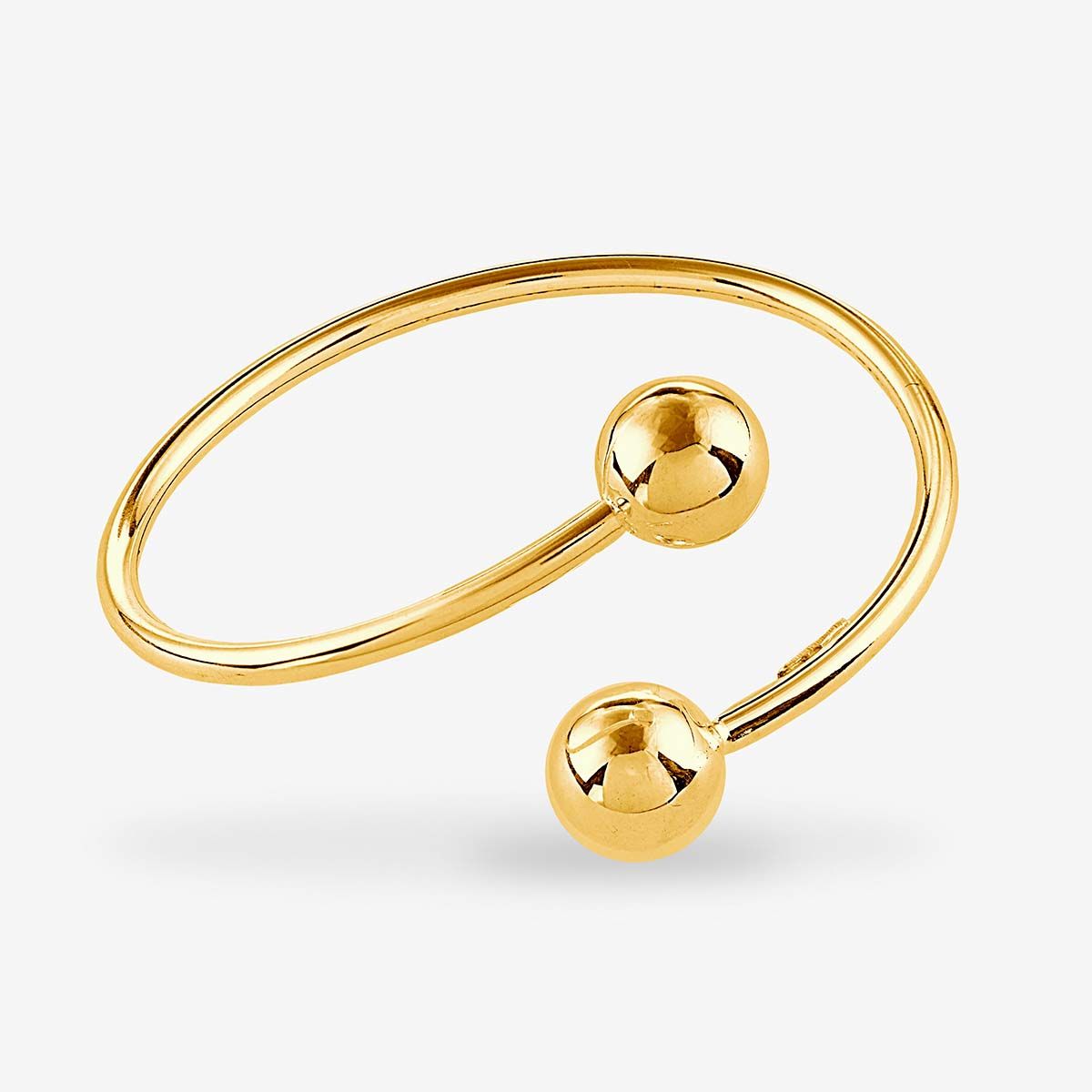 Bold Twisted - Armreifen - Gold