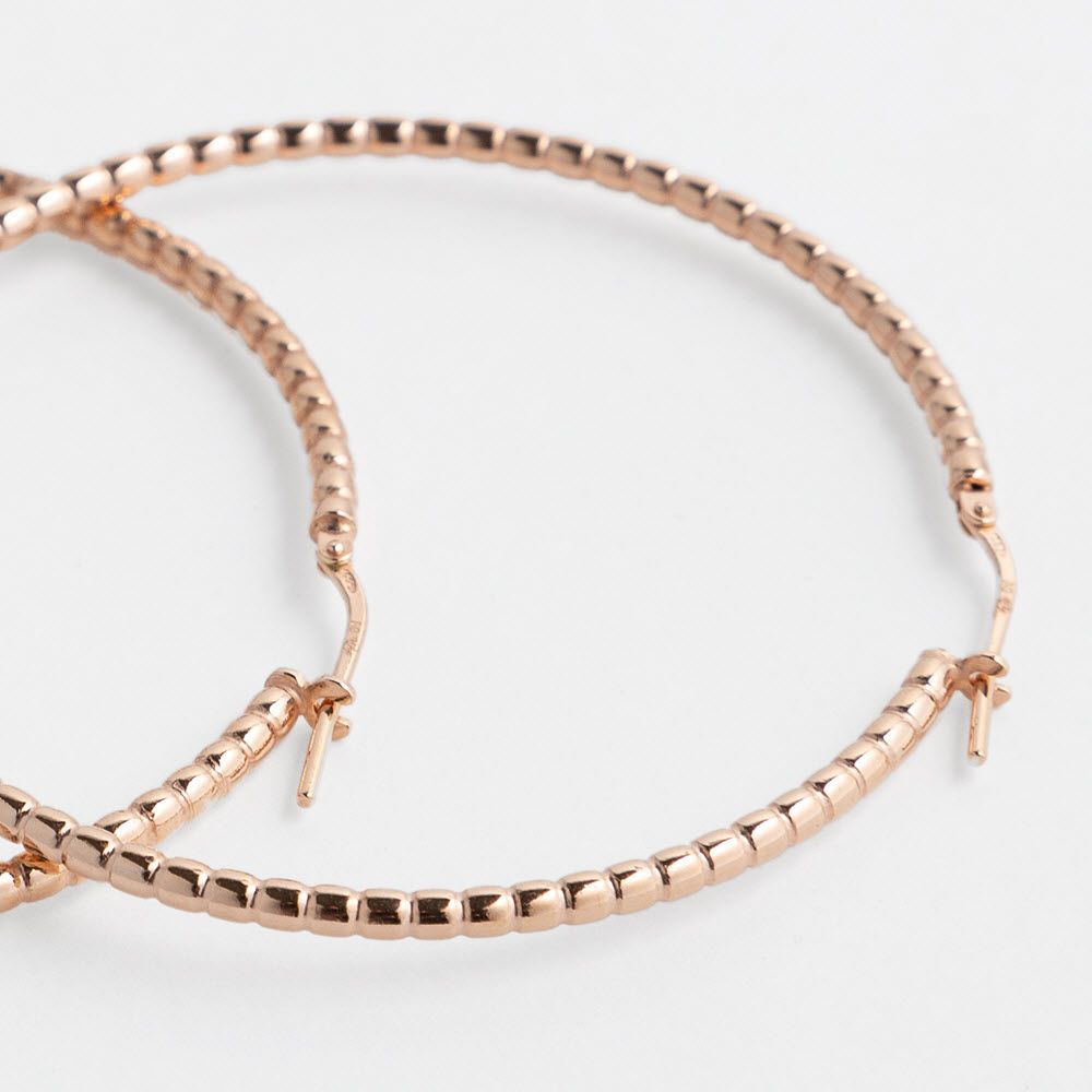 Structured shiny - Creolen - Roségold