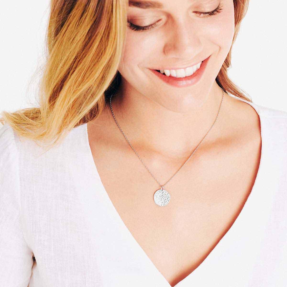Birthstone June - Halsketten - Gold