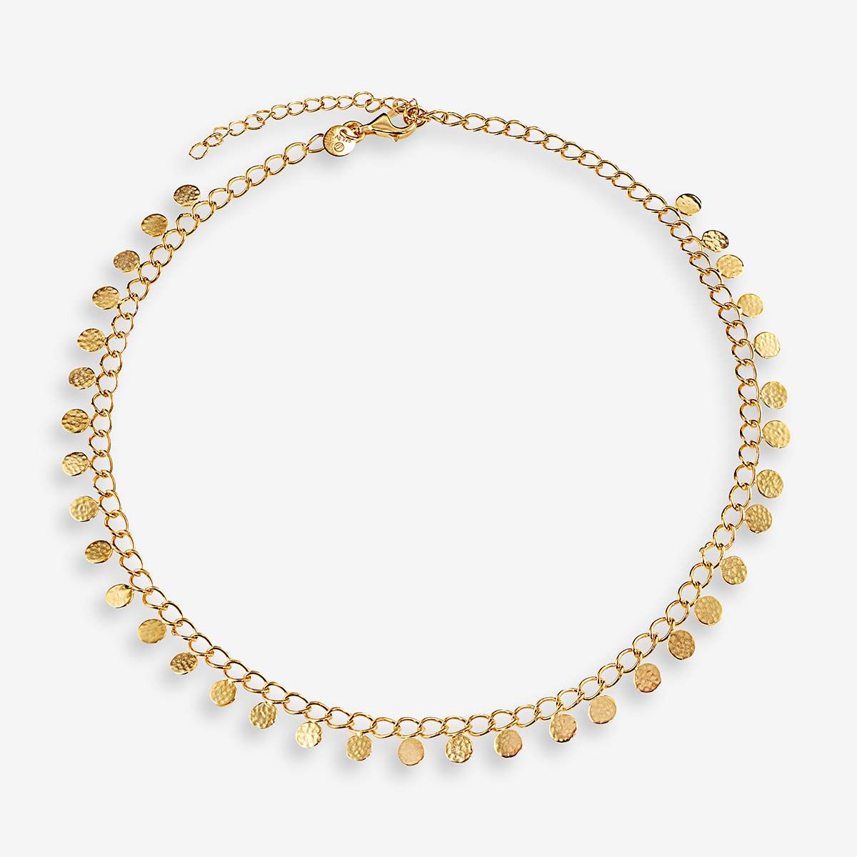 Coin necklace - Halsketten - 18k vergoldet