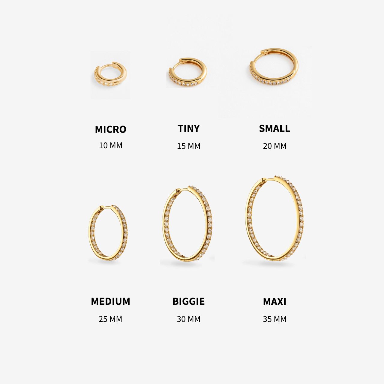 Lillian Maxi - Creolen - 18k vergoldet