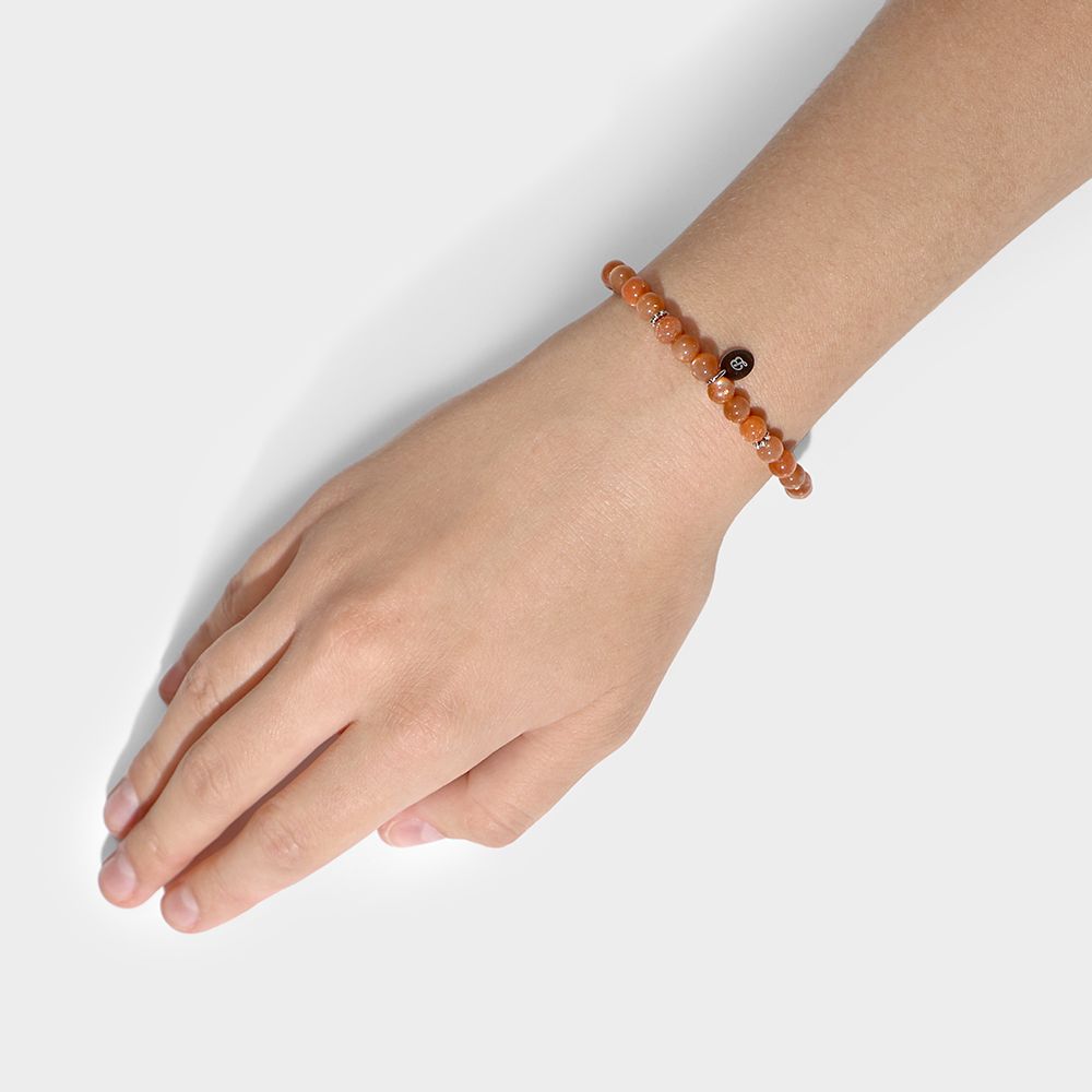Elastische Armbänder - Pfirsich