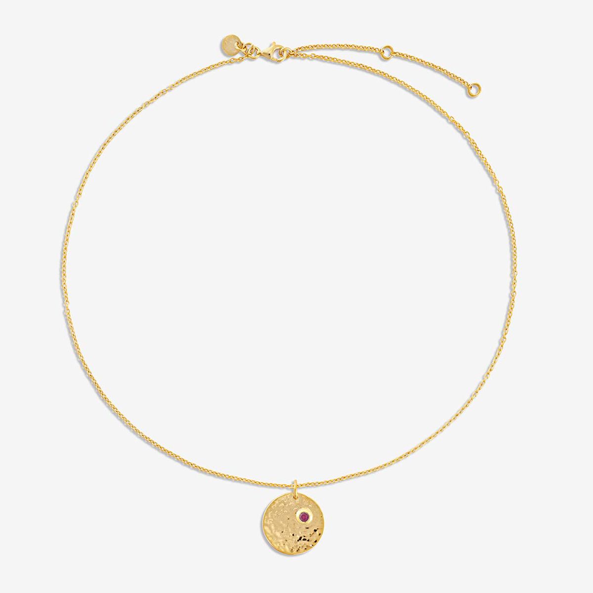 Birthstone July - Halsketten - Gold