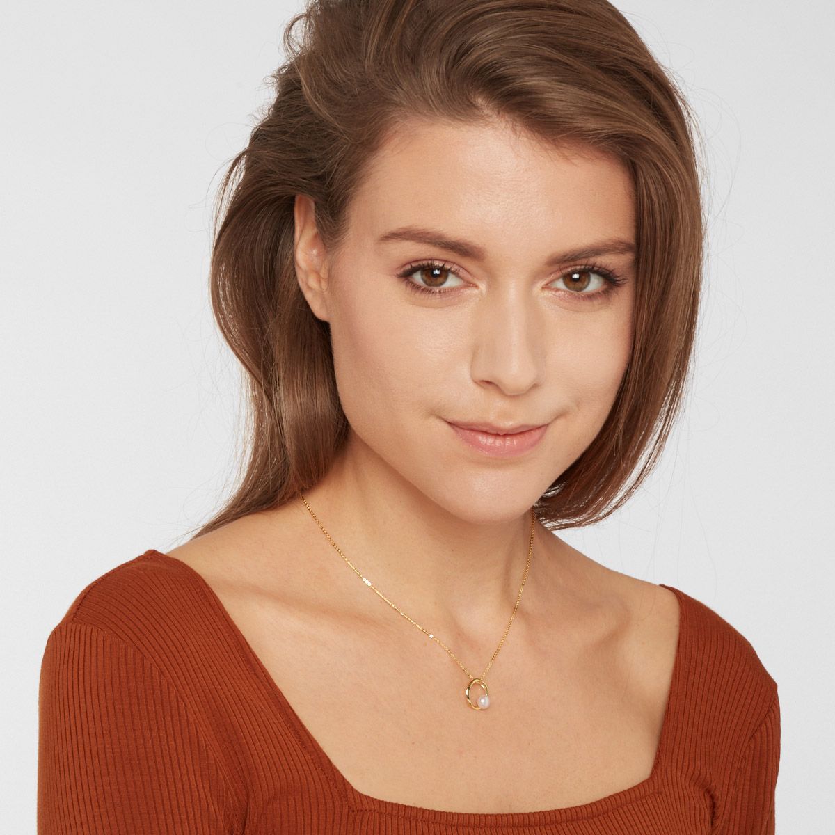 Bernice - PerlenKetten - Gold