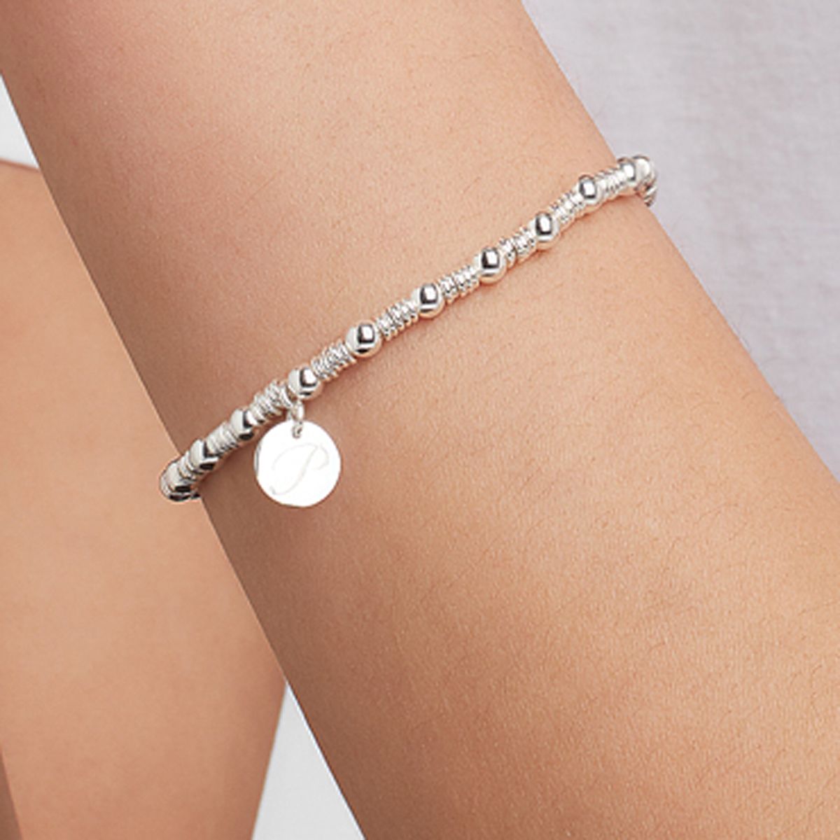 Elastische Armbänder - Silber