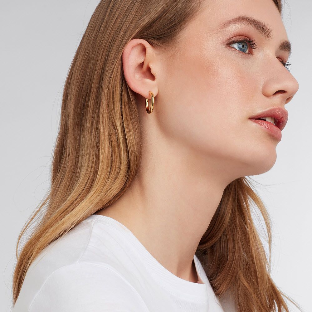 Minou Tiny – Creolen – 18k vergoldet