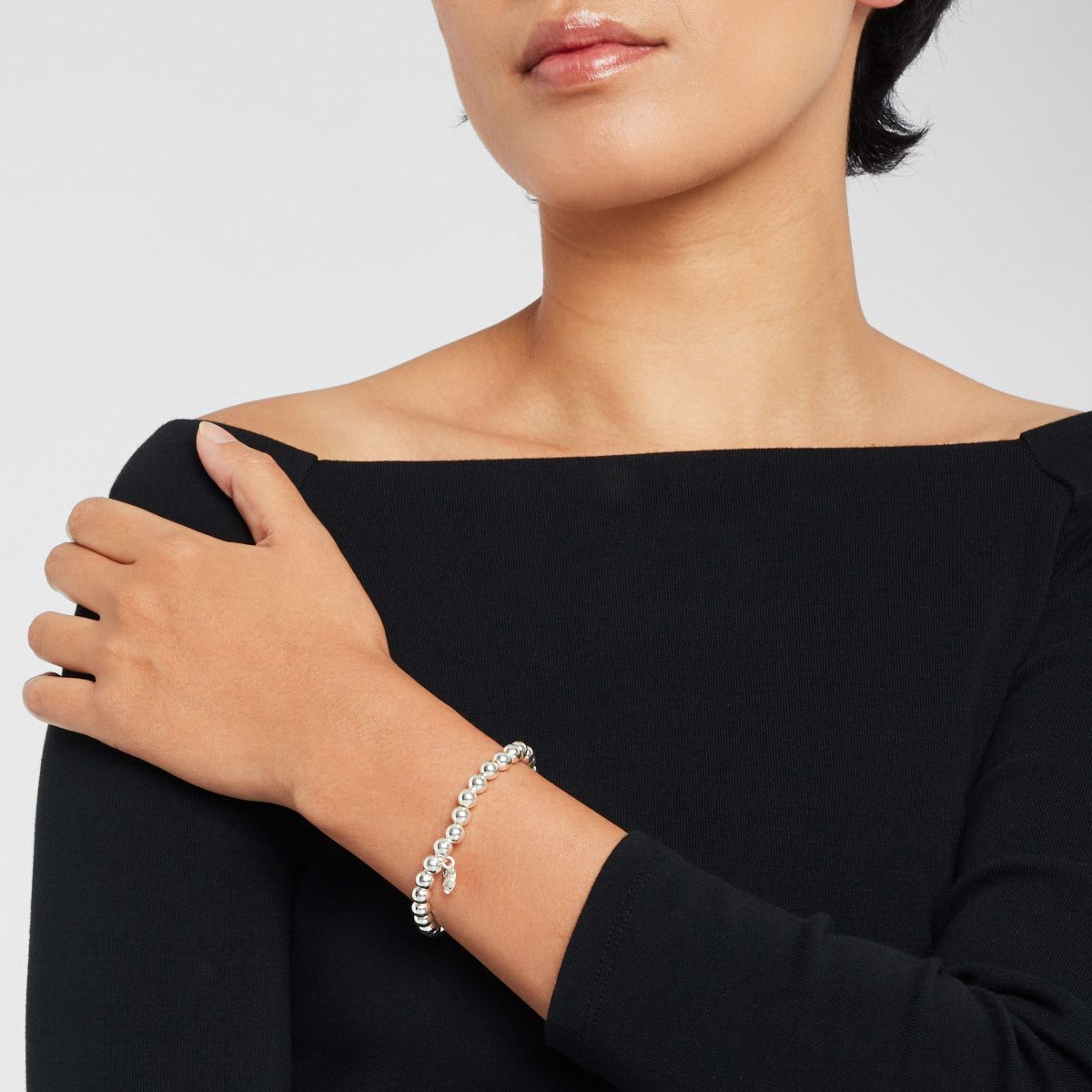 Elastische Armbänder - Silber