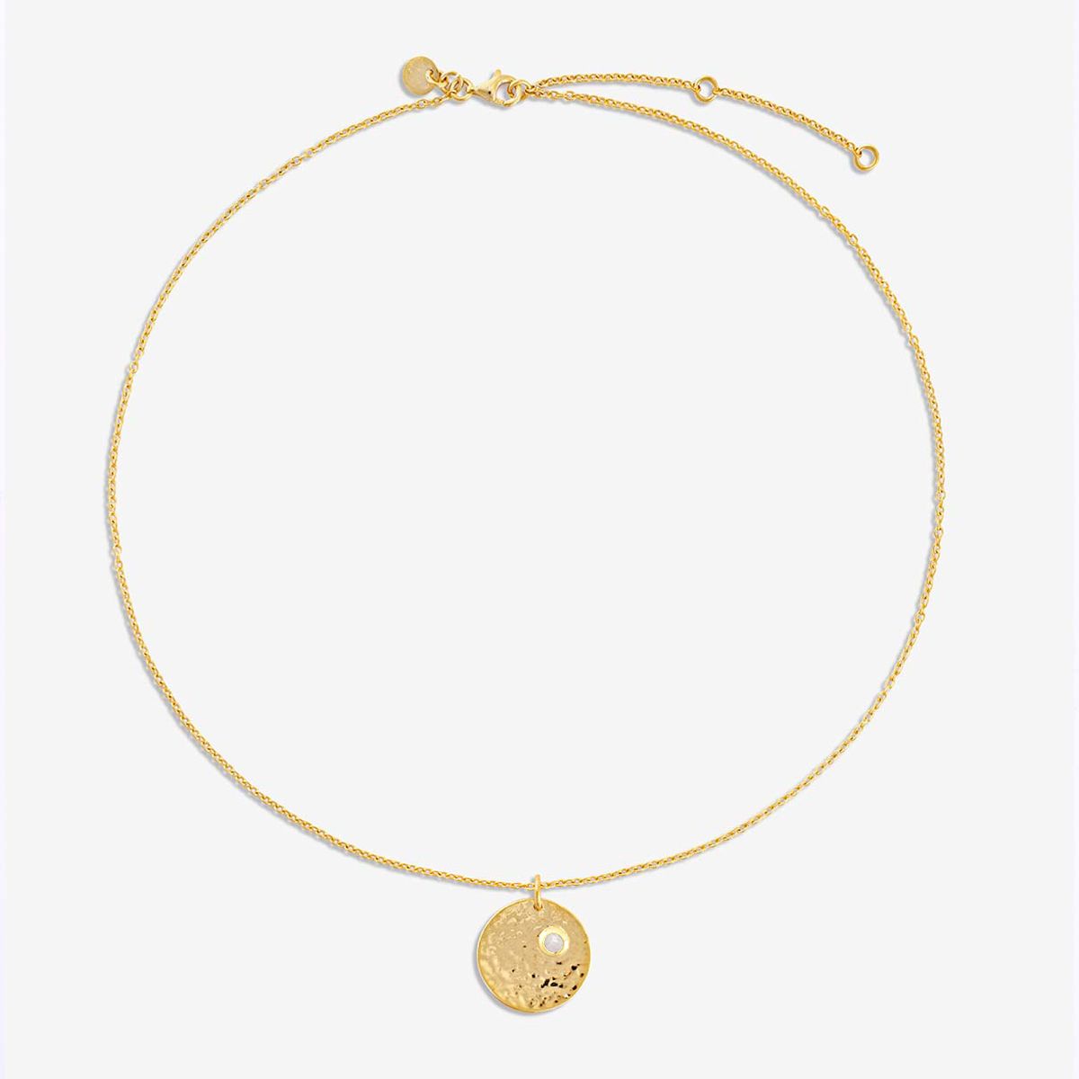 Birthstone June - Halsketten - Gold