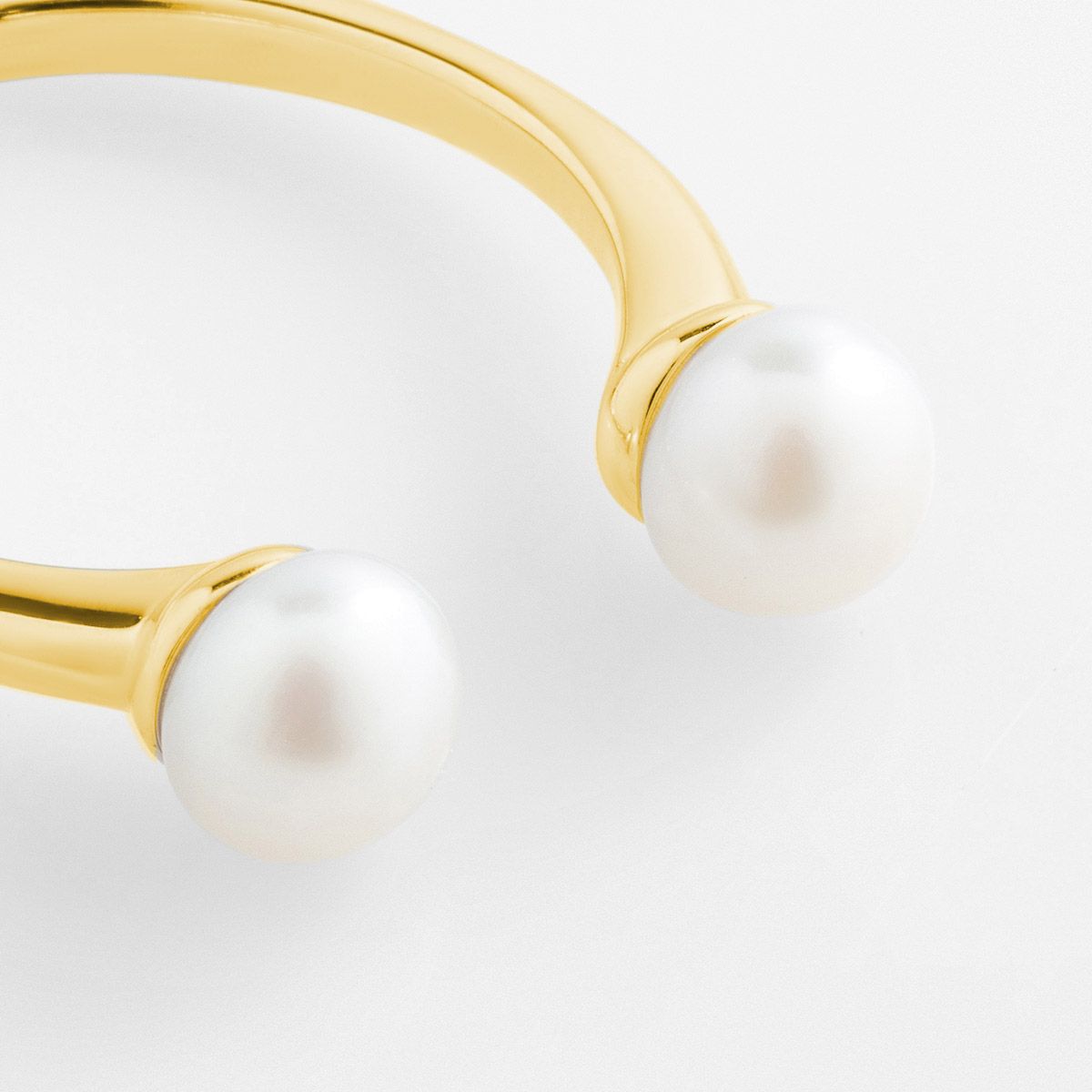 Alva - Perlenring - Gold