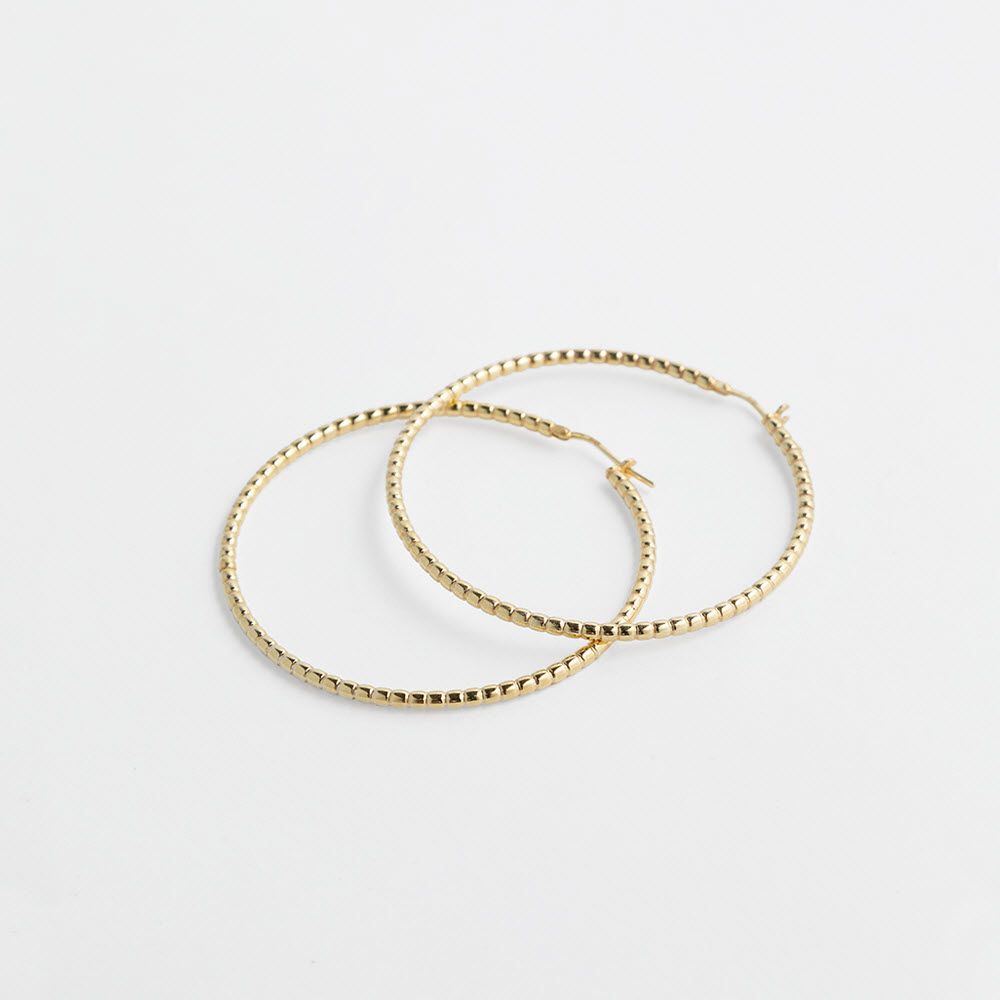 Structured shiny - Creolen - Gold