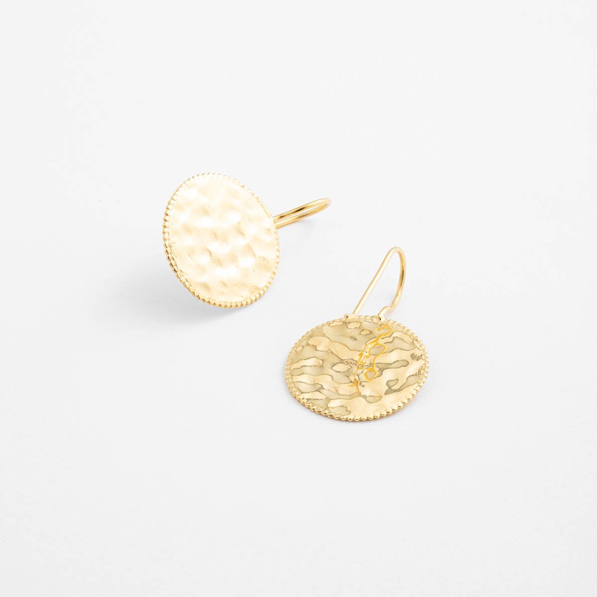 Lilou - Kreolen Anhänger - Gold