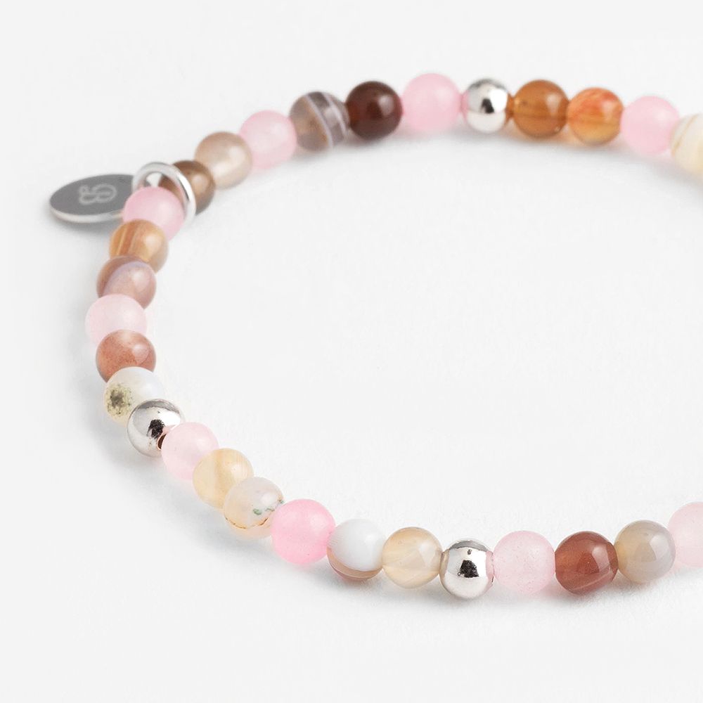 Elastische Armbänder - Rosa