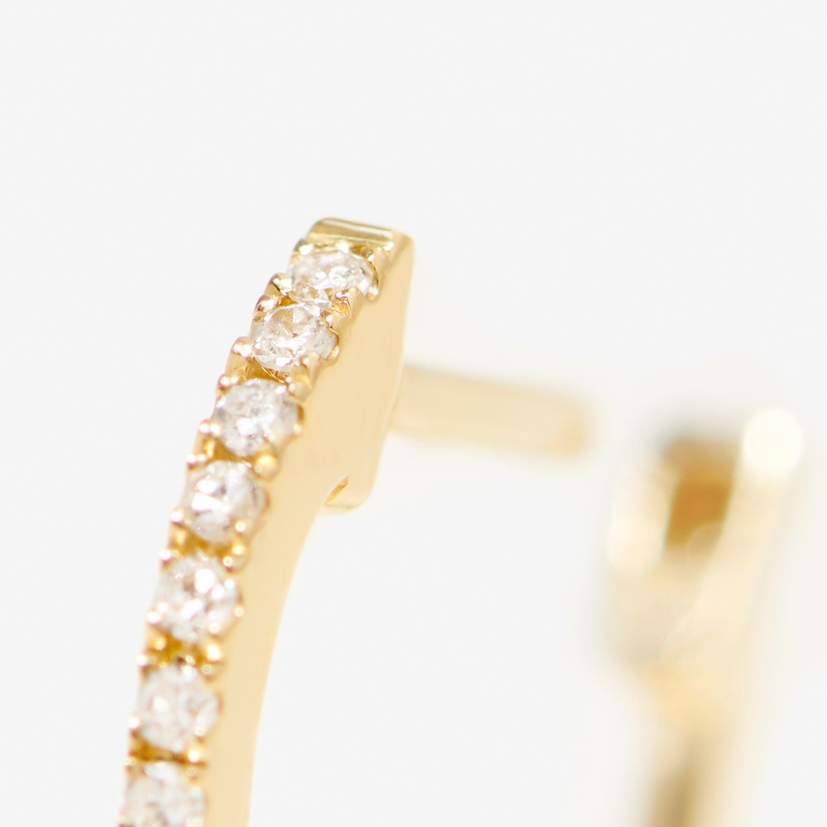 huggie 002 - Single-Ohrringe - Gold