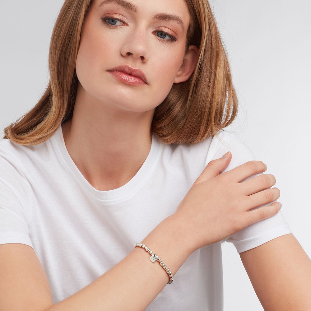 Elastische Armbänder - Silber