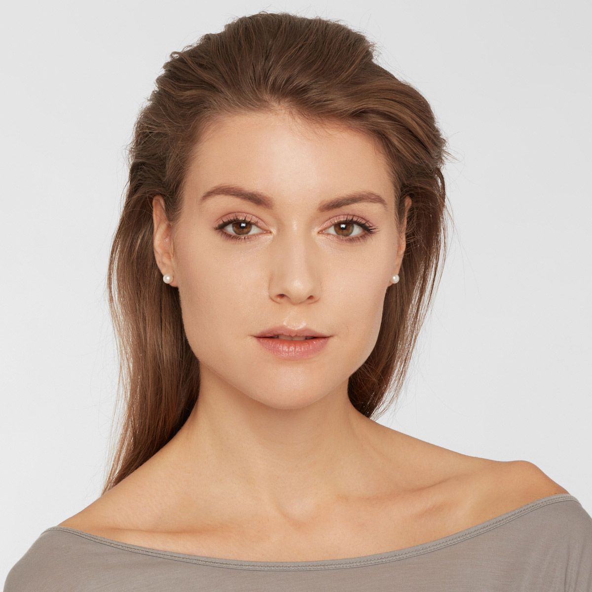 Lucia Medium - Perlenohrringe - 14k vergoldet