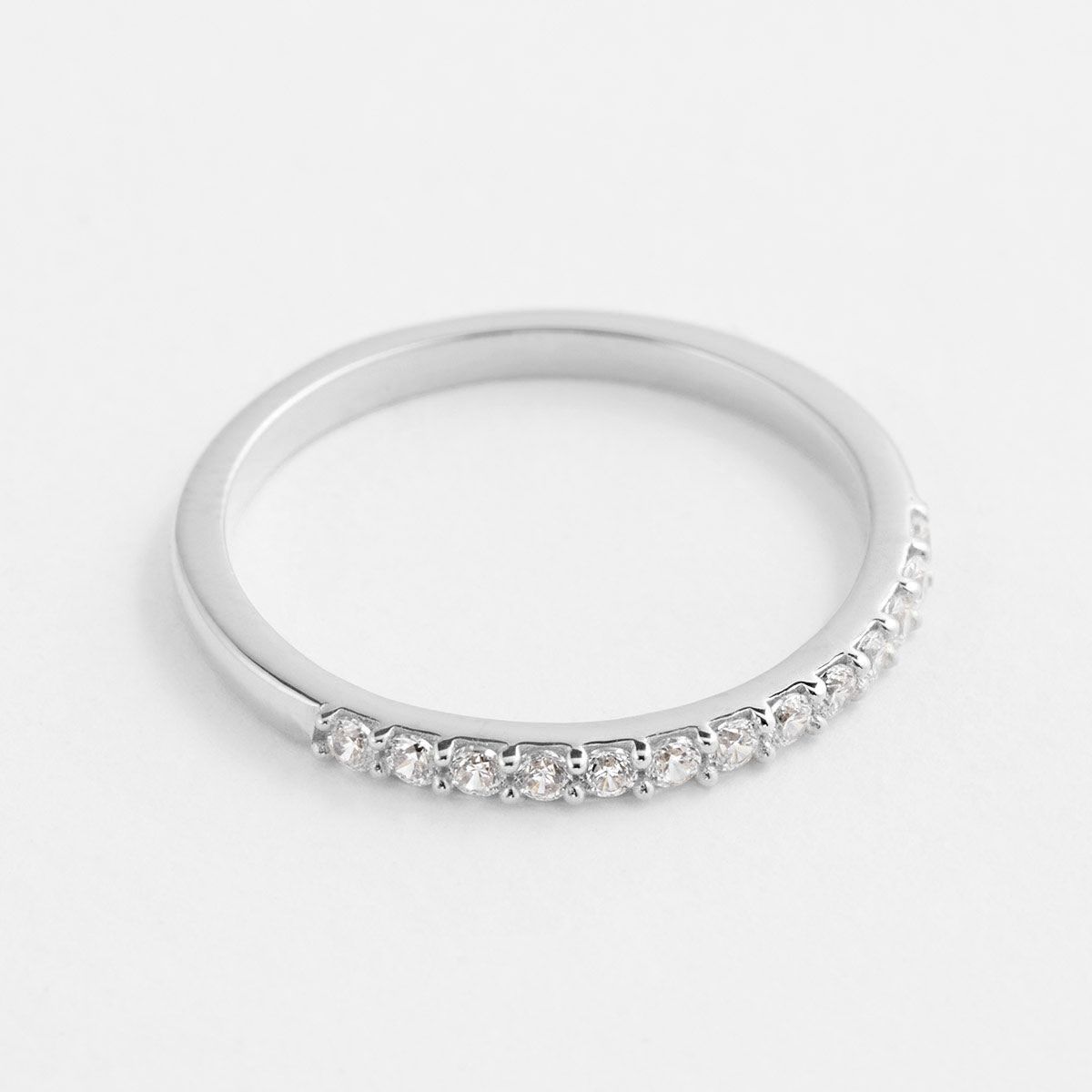 Glitzernde Silberringe (3er Set)