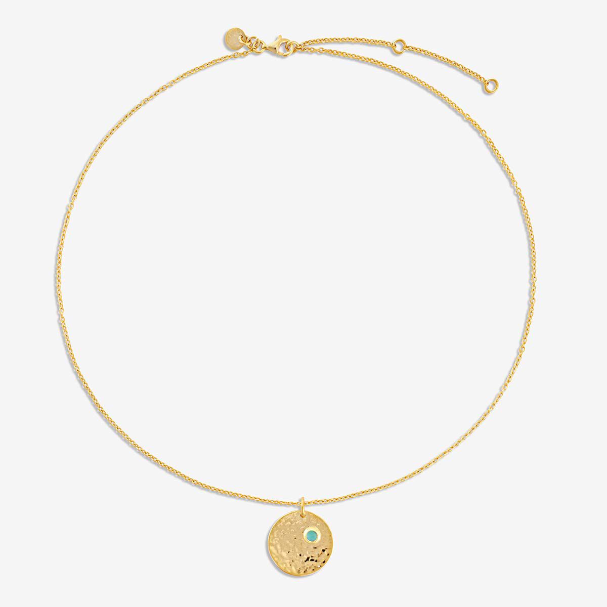 Birthstone December - Halsketten - Gold