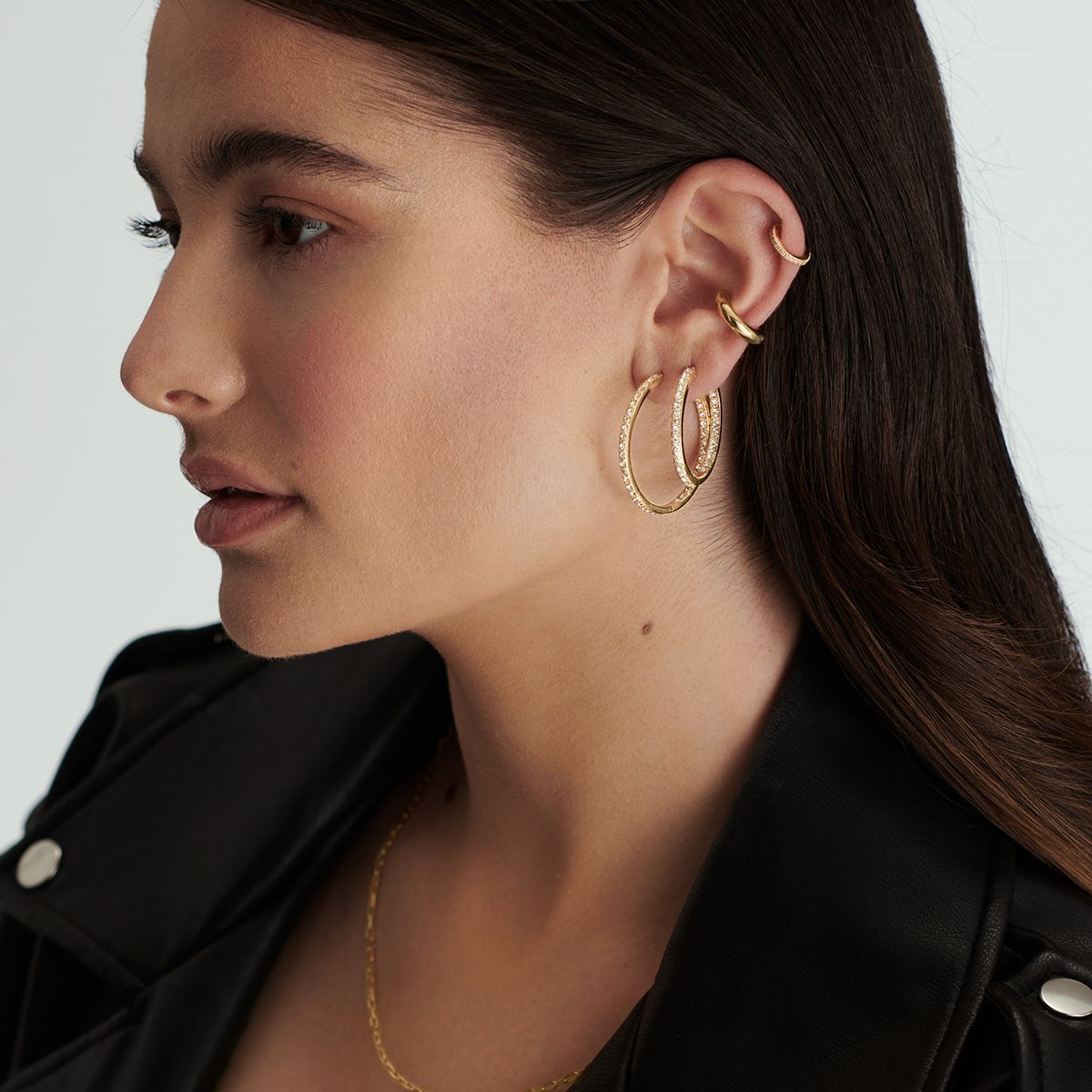 Lillian Maxi - Creolen - 18k vergoldet