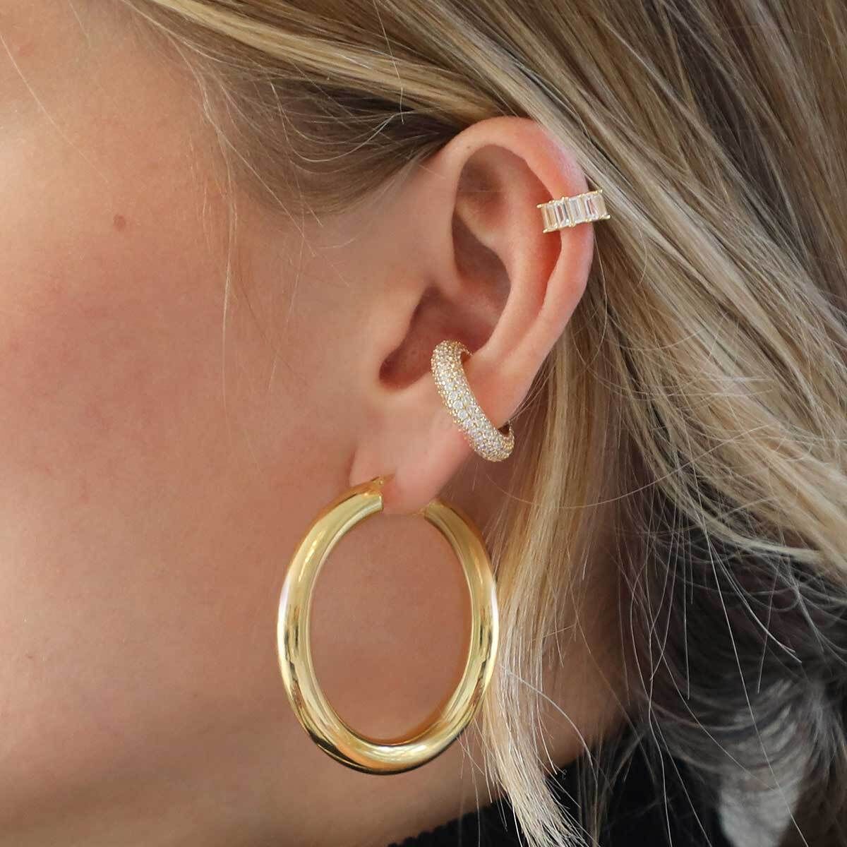 Disco - Earcuffs - 18k vergoldet