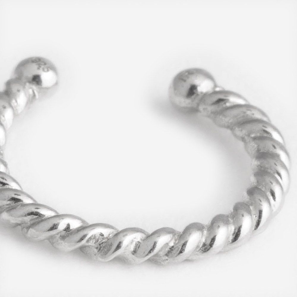 Norah - Earcuffs - Silber
