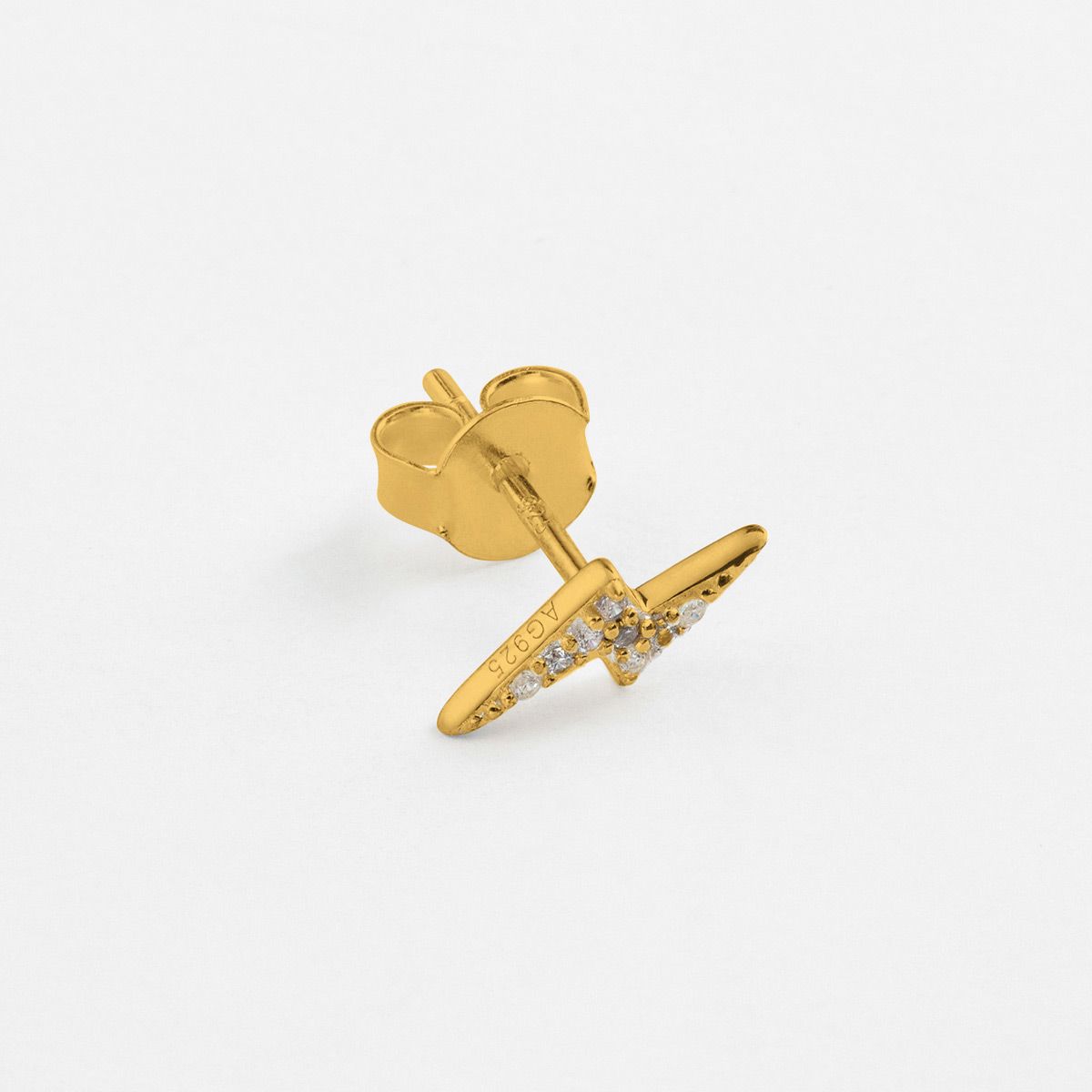 Lightning - Single-Ohrringe - Gold