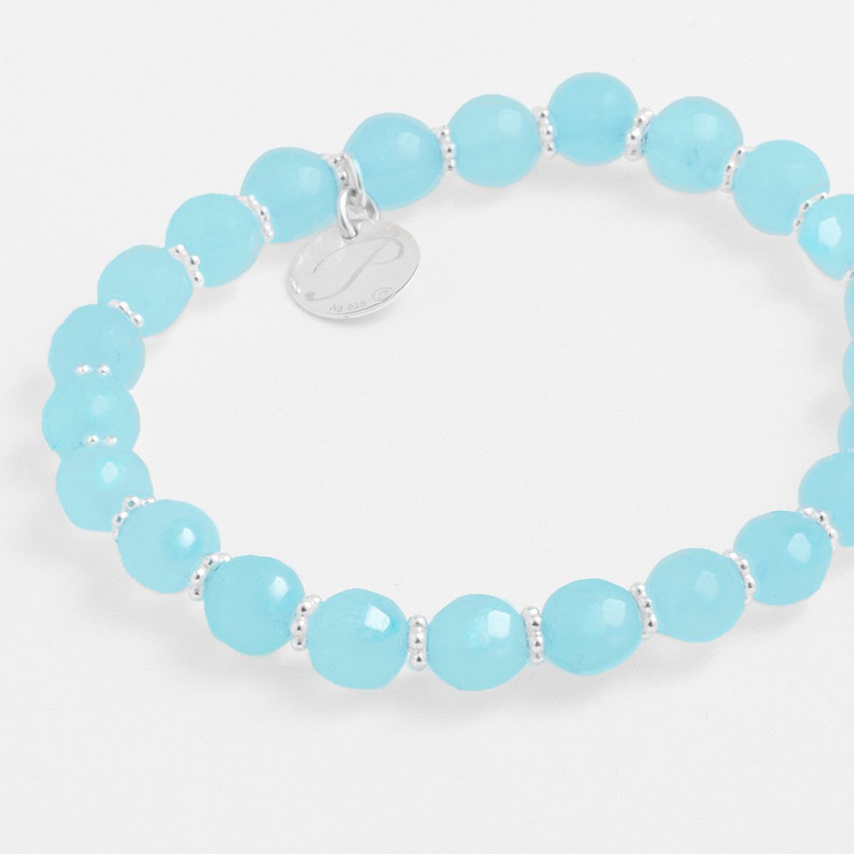 Steinarmbänder - Aqua