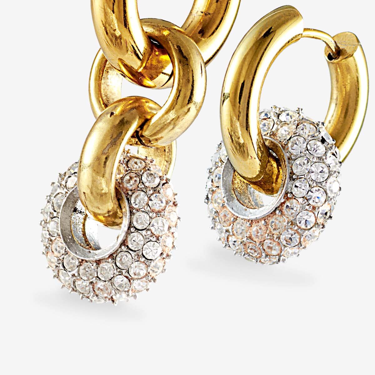 Disco donut earrings - Creolen - Gold