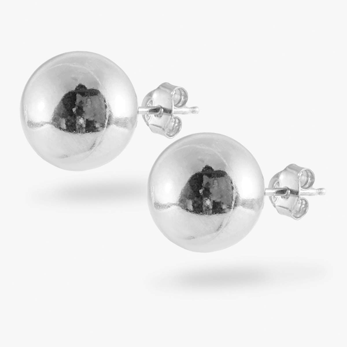 Big Ball - Ohrstecker - Silber