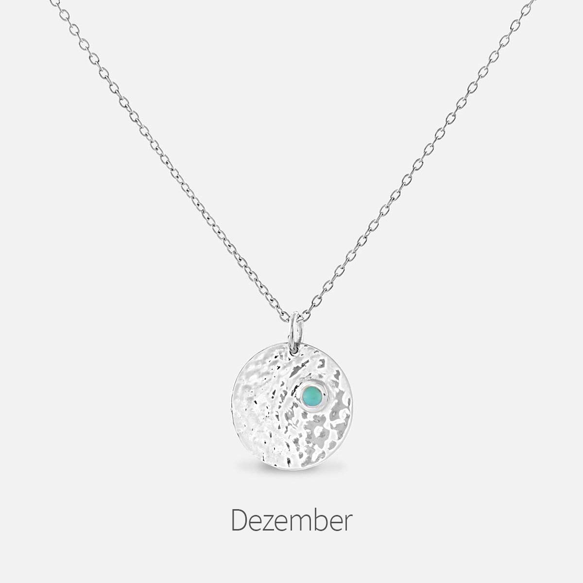 Birthstone December - Halsketten - Silber