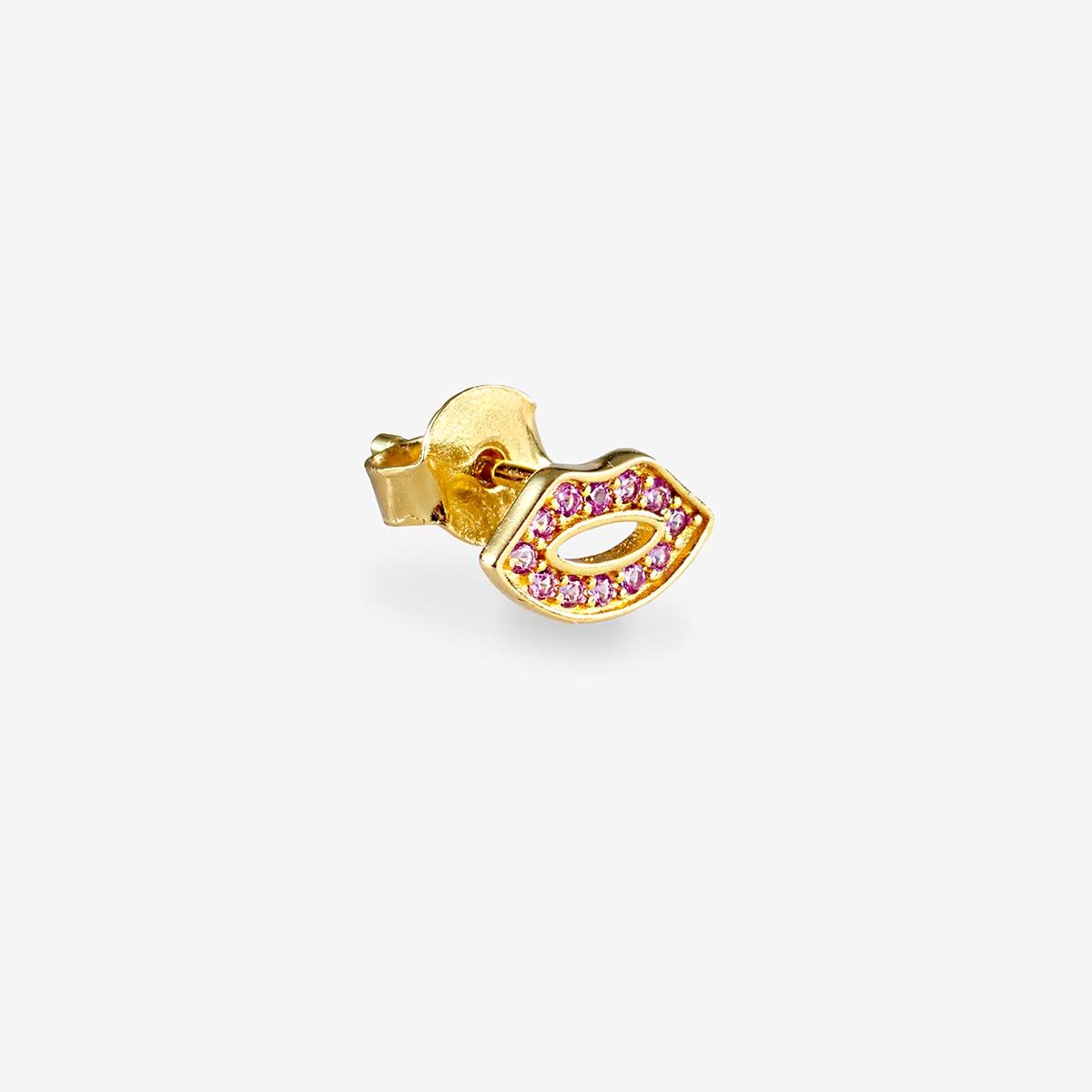 Kiss Me Piercing - Single-Ohrringe - Gold