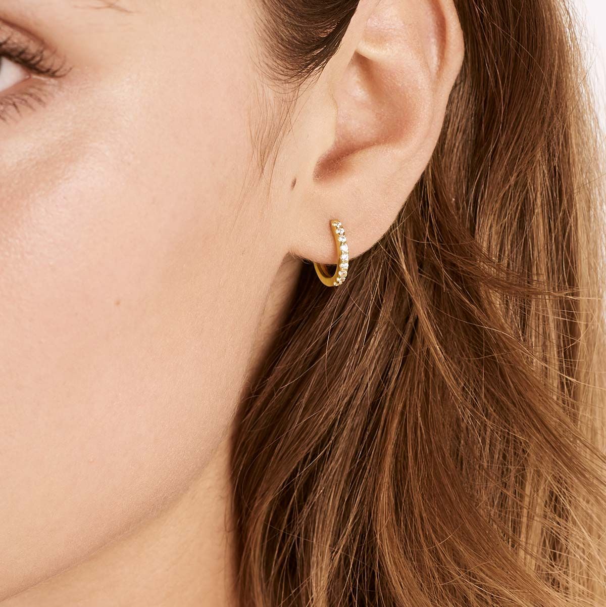 Kylee hoop - Piercing - Goldgelb