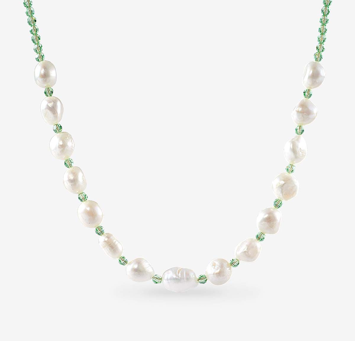 Tahiti Green Necklace - Halsketten - Gold