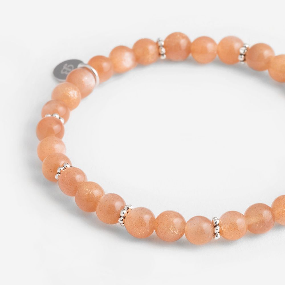 Elastische Armbänder - Pfirsich