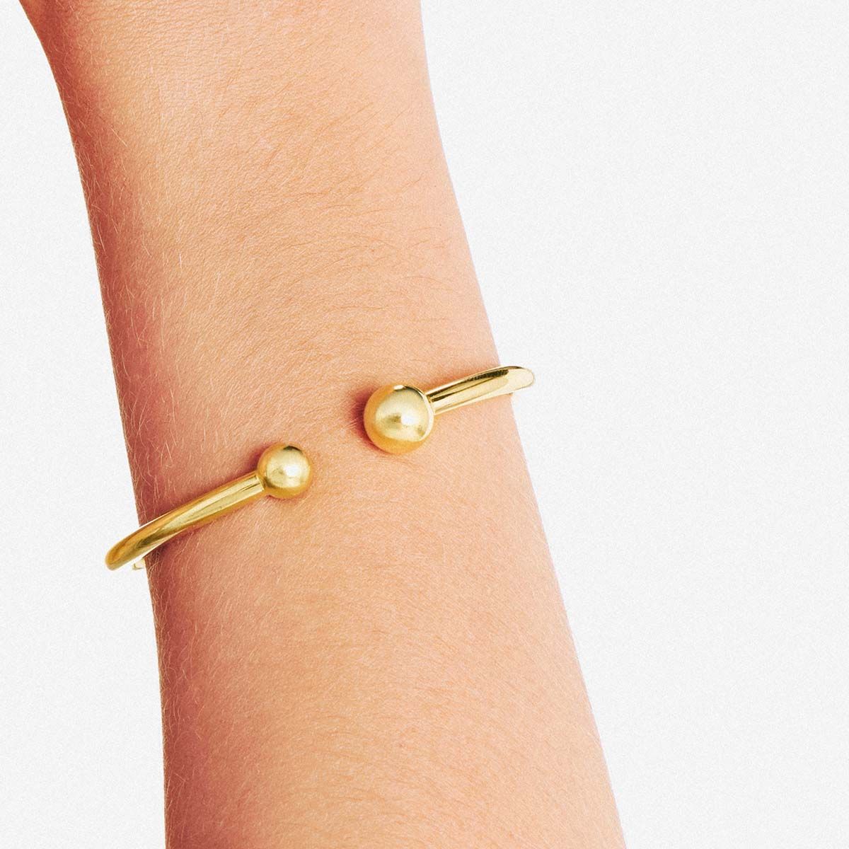 Bold Open - Armreifen - Gold