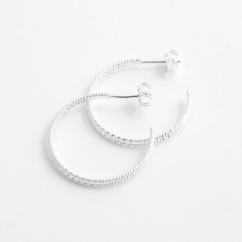 Structured layering - Creolen - Silber