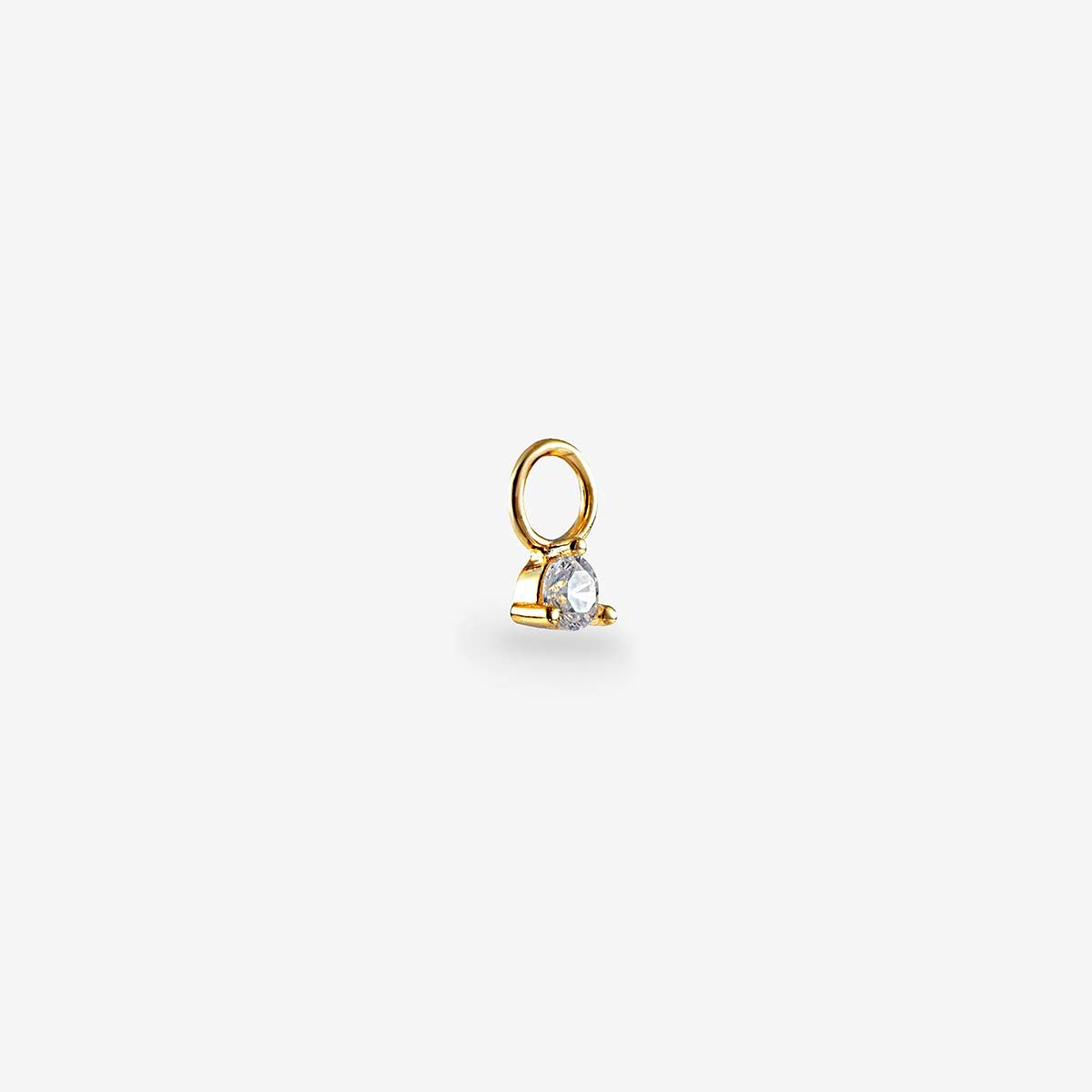 Crystal Anhänger Gld - Ohrring Anhänger - 18k vergoldet