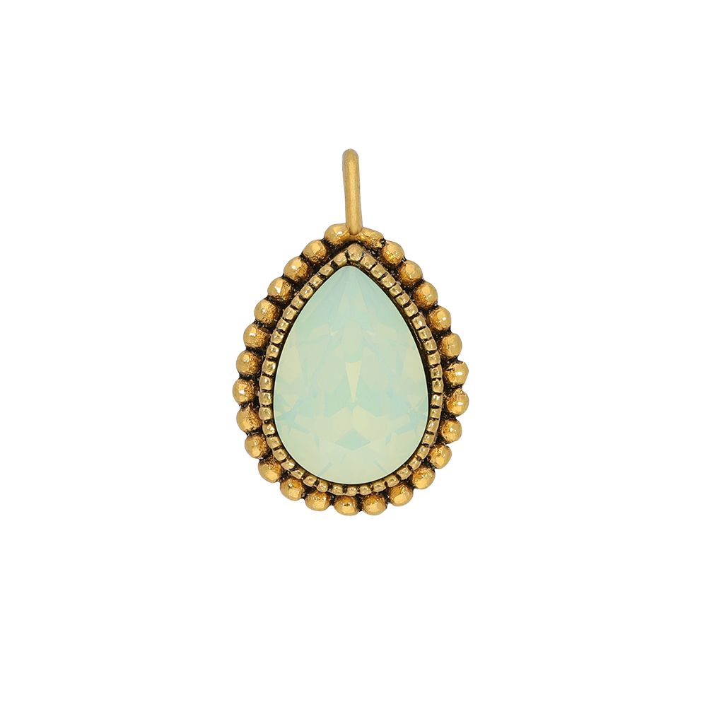 Faceted crystal - Kettenanhänger - Mint
